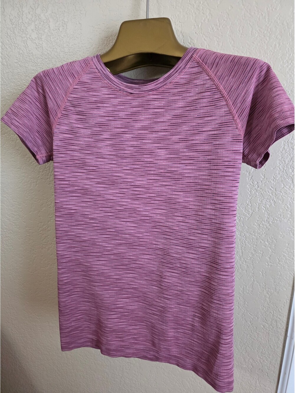 Pink Short Sleeve Athletic Shirt